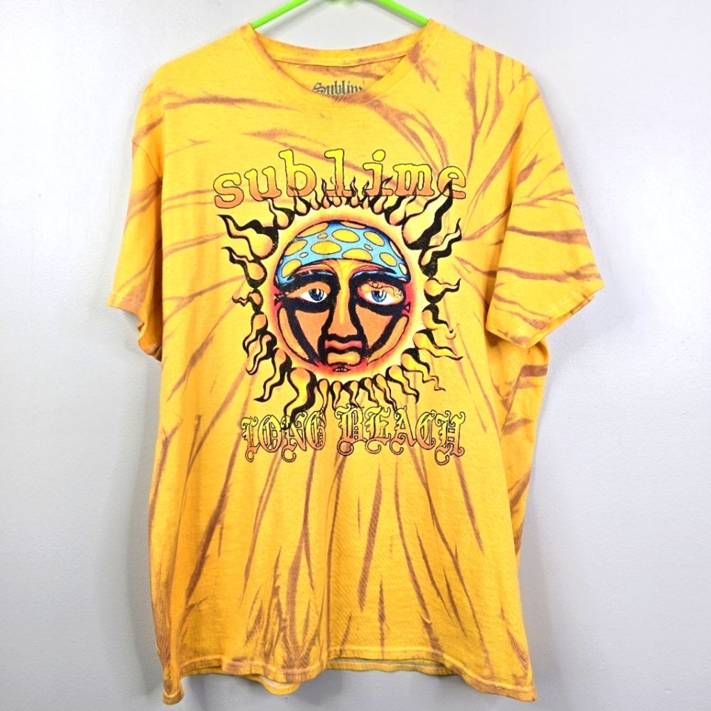 Sublime Long Beach Original Sublime Sun 40oz To Freedom SS Tie Dye Tee M